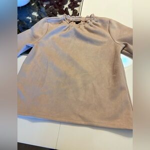 Ann Taylor Beautiful Taupe Top
